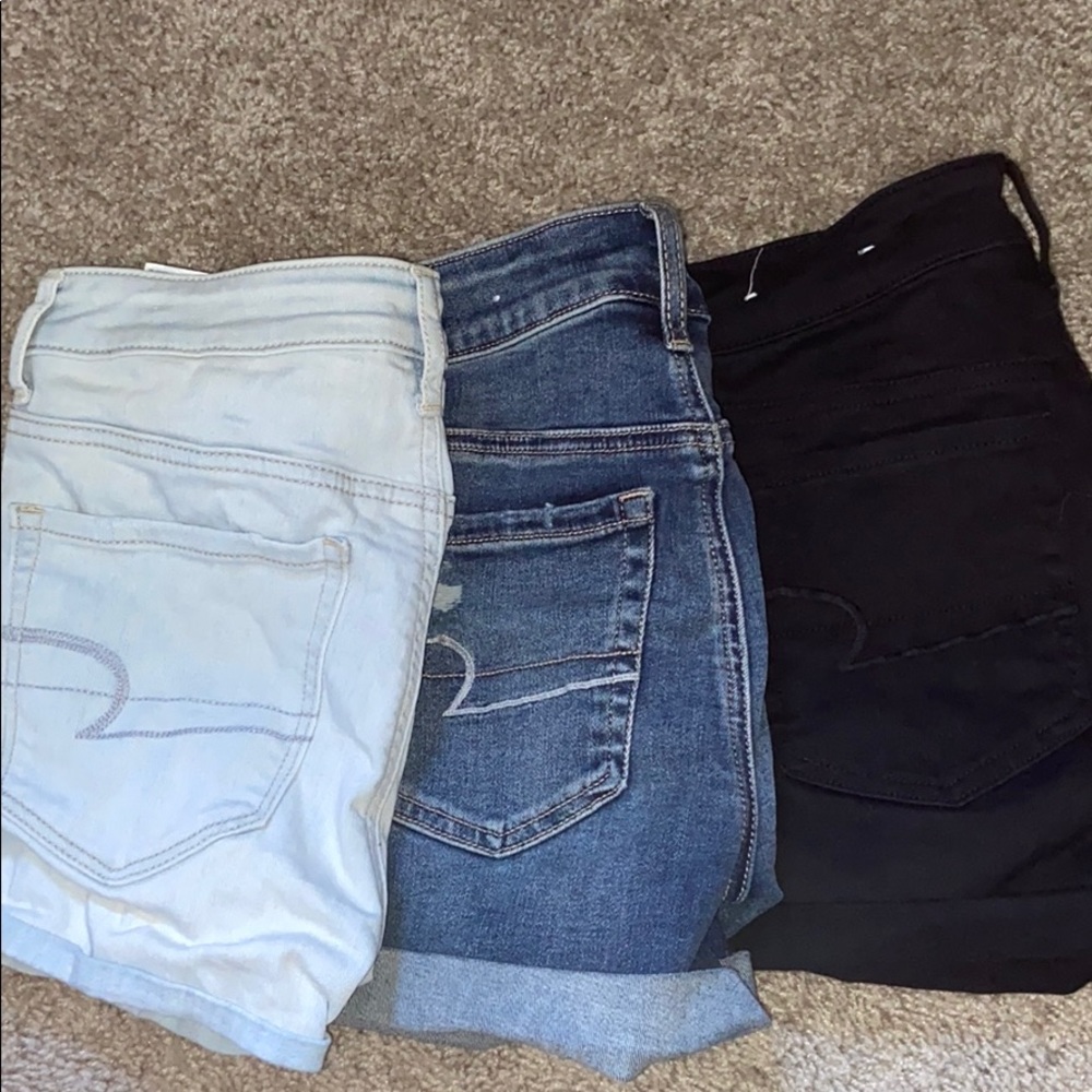 3 pairs of AE shorts